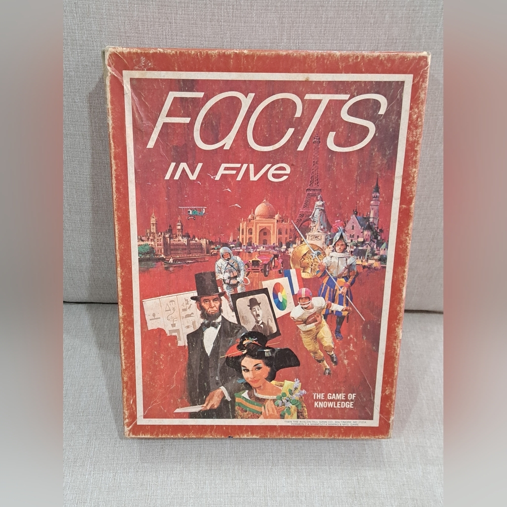 1976 Facts in Five Game by 3M Games- COMPLETE